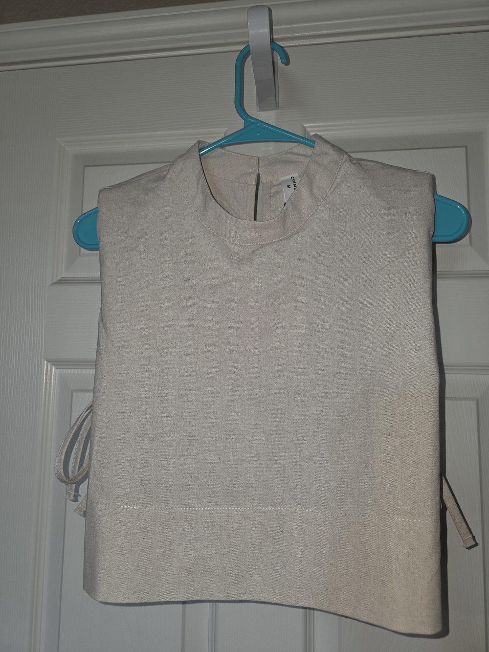 Commense Beige Sleeveless Top